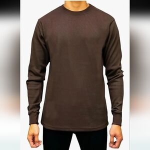 Alpine lakes Brown Long Sleeve Thermal Shirt Sz.XL NWT